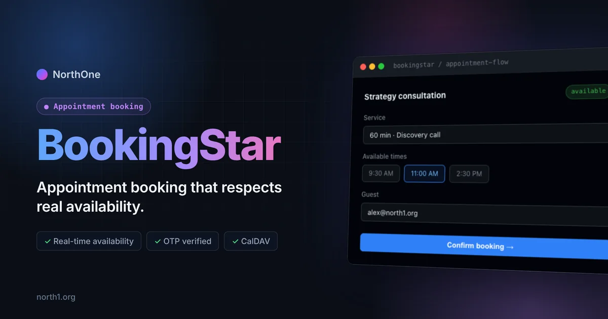 BookingStar: Appointment Booking That Respects Real Availability